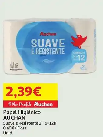 Auchan Papel Higiénico AUCHAN promoção