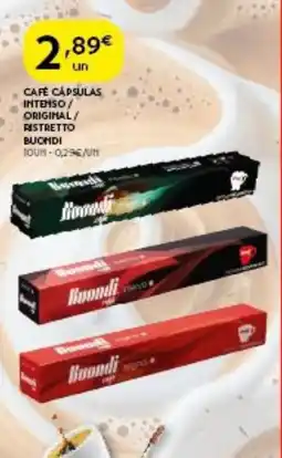 Spar Café cápsulas intenso/ original/ pistretto buchdi promoção