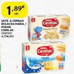 Spar Leite & cereais bolacha maria / pijama cerelac promoção