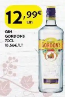 Spar Gin gordons promoção