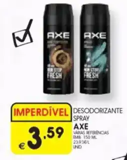 Meu Super Desodorizante spray axe varias referencias promoção