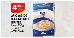 Pingo Doce MIGAS DE BACALHAU BRITES promoção