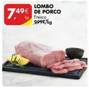 Pingo Doce Lombo de Porco promoção