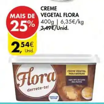 Pingo Doce CREME VEGETAL FLORA promoção
