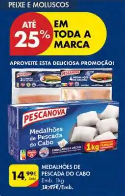 Pingo Doce Medalhões de Pescada do Cabo promoção