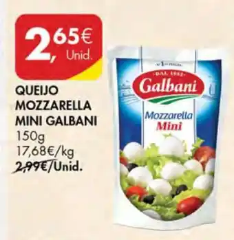 Pingo Doce Queijo Mozzarella Mini Galbani promoção