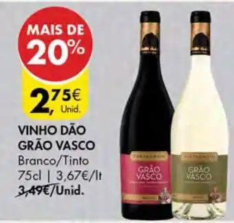 Pingo Doce VINHO DÃO GRÃO VASCO promoção