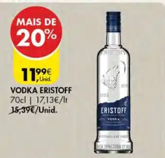 Pingo Doce VODKA ERISTOFF promoção