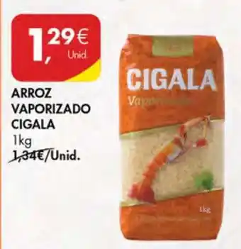 Pingo Doce Arroz Vaporizado Cigala promoção