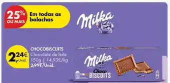 Pingo Doce Milka Choco Biscuits promoção