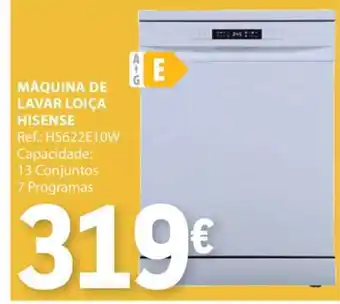E.Leclerc MÁQUINA DE LAVAR LOIÇA HISENSE promoção