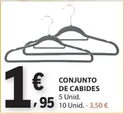E.Leclerc Conjunto de Cabides promoção