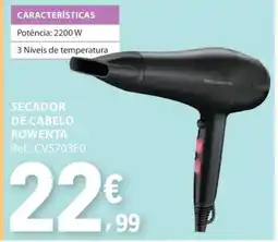 E.Leclerc Secador de Cabelo Rowenta promoção