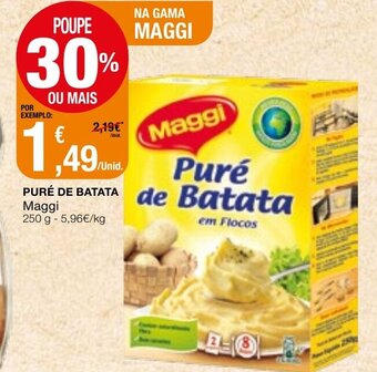 Intermarché Puré de Batata Maggi 250g promoção