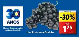 Lidl Uva Preta sem Grainha promoção