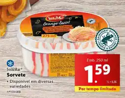 Lidl Sol&Mar Sorvete promoção
