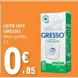 E.Leclerc LEITE UHT GRESSO promoção