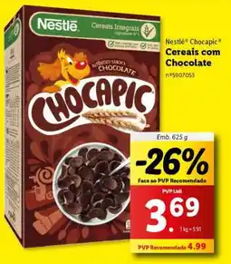 Lidl Nestlé Chocapic Cereais com Chocolate promoção