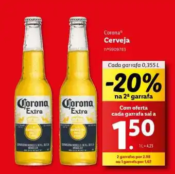Lidl Corona Cerveja promoção