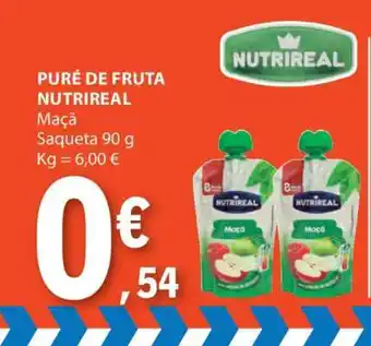 E.Leclerc PURÉ DE FRUTA NUTRIREAL promoção