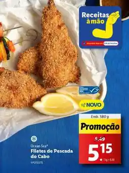 Lidl Filetes de Pescada do Cabo promoção