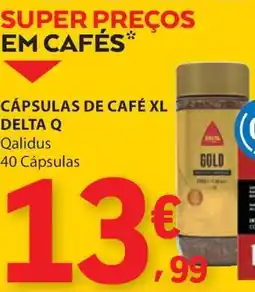 E.Leclerc Cápsulas de Café XL Delta Q promoção