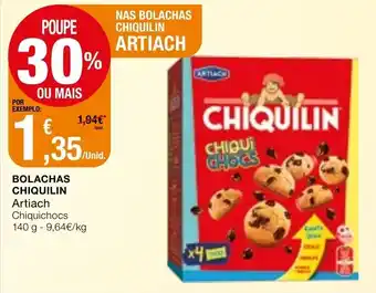 Intermarché Bolachas Chiquilin Artiach 140g promoção