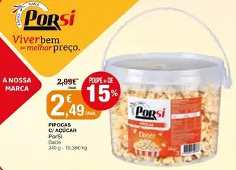 Intermarché Pipocas C/Açúcar Balde 240g promoção