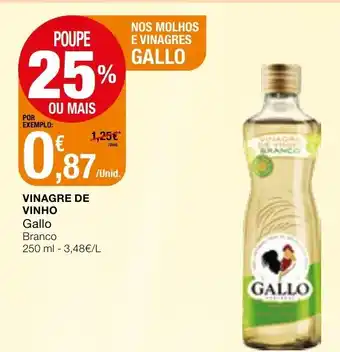 Vinagre de Vinho Gallo 250ml