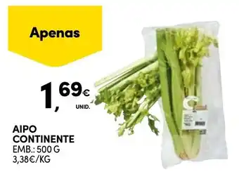 Continente Aipo continente promoção