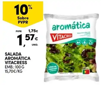 Continente Salada aromática vitacress promoção