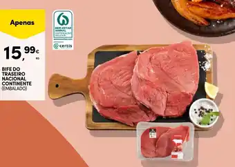 Continente Bife do traseiro nacional continente (embalado) promoção