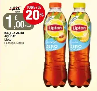 Intermarché Ice Tea Zero Açúcar Lipton 1L promoção
