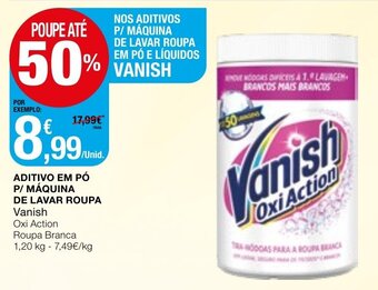 Intermarché Aditivo Em Pó P/ Máquina de Lavar Roupa Vanish 1,20kg promoção