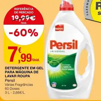 Intermarché Detergente Em Gel Para Máquina de Lavar Roupa Persil 3L promoção