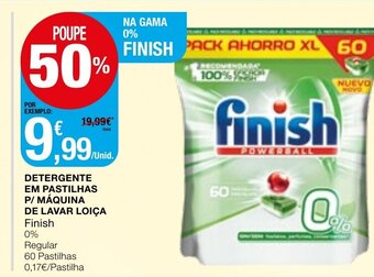 Intermarché Detergente em Pastilhas P/Màquina de Lavar Loiça Finish promoção