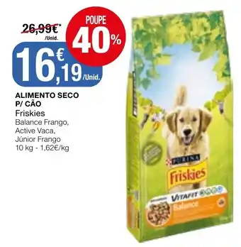 Intermarché Alimento Seco p/ Cão Friskies 10kg promoção
