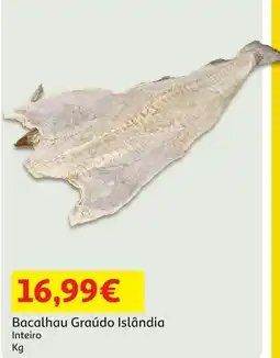 Auchan Bacalhau Graúdo Islândia promoção