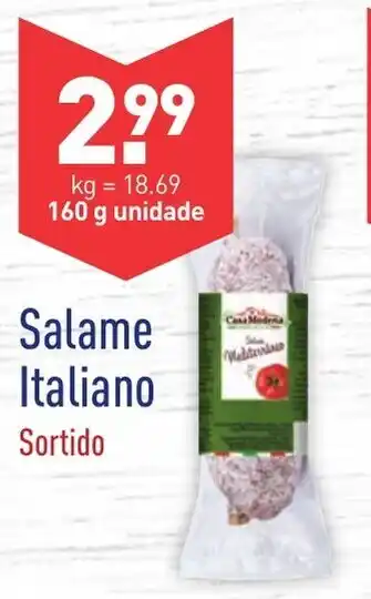 Salame Italiano Sortido 160g
