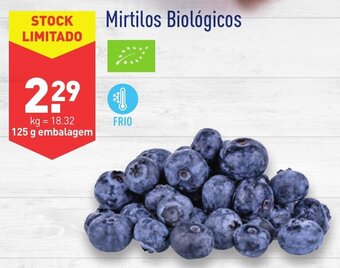 ALDI Mirtilos Biológicos 125g promoção