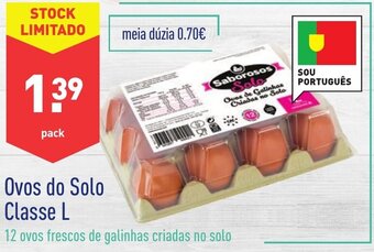 ALDI Ovos do Solo Classe L promoção