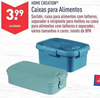 ALDI Home Creation Caixas para Alimentos promoção