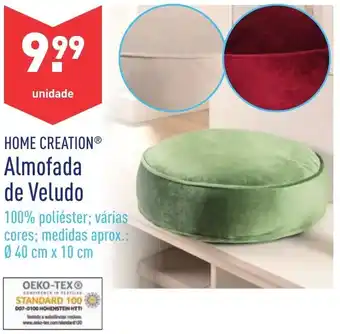 ALDI Home Creation Almofada de Veludo promoção