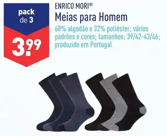 ALDI Enrico Mori Meias Homem promoção