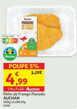 Auchan Peito de Frango Panado AUCHAN promoção