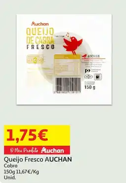 Auchan Queijo Fresco AUCHAN Cabra promoção