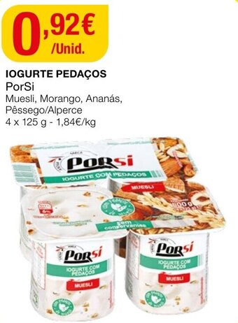 Intermarché Iogurte Pedaços PorSi 4x125g promoção