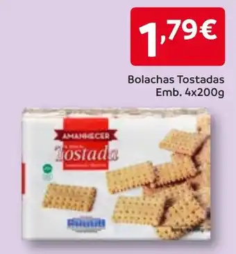 Amanhecer Bolachas Tostadas promoção