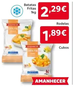 Amanhecer Batatas Fritas Cubos promoção