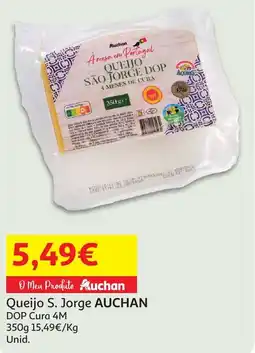 Auchan Queijo S. Jorge AUCHAN DOP Cura 4M promoção